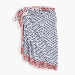 J.Crew x SZ Blockprints Sarong